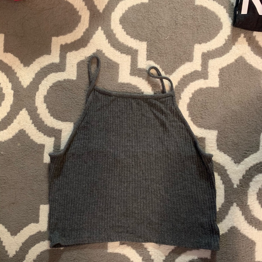 Grey tank top. Brandy Melville.